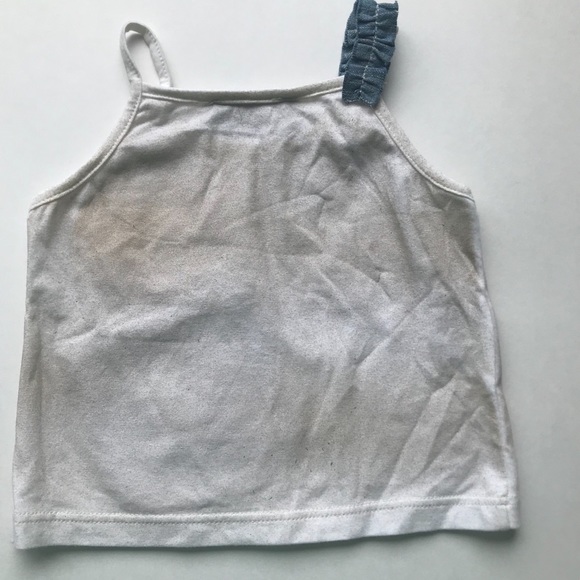 Italian Avant-garde White Gold Beaded Tank Top - Picture 2 of 5